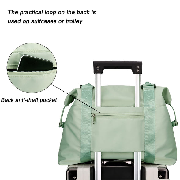 forestfish Carry On Luggage Bag Sports Gym Bag Travel Duffel Bag