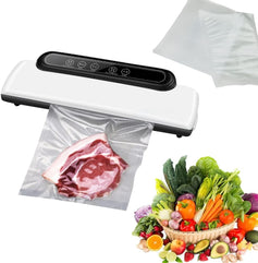 Vacuum Sealer Machine for Food Storage, SYOSI Automatic Compressor Air Sealing System Food Saver, Dry Moist Oily Powder Food Modes, 11.8 inches, Touch Button, with 10 Vacuum Bags