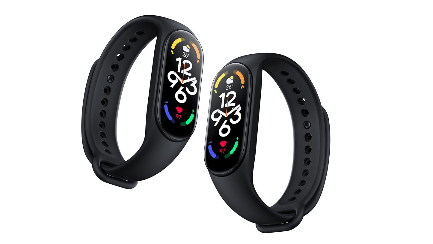 Xiaomi Mi Band 7 Activity Tracker High-Res 1.62" AMOLED Screen, Bluetooth 5.2, 120 Sports Modes, Optical Heart Rate & Blood Oxygen Sensor, 24HR Heart Rate & Sleep Monitor Smart Watch