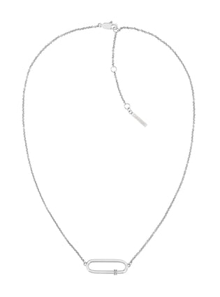 CALVIN KLEIN ELONGATED OVAL, WOMEN's NECKLACE