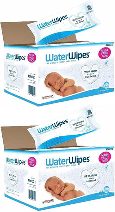 Waterwipes Baby Wipes Megavalue Twin-Pack 24x60s