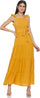 Styleville.in Women's Polyester Fit and Flare Maxi Casual Dress