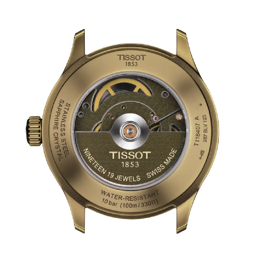 Tissot mens Tissot Gent XL Stainless Steel Casual Watch Khaki T1164073709100, Khaki