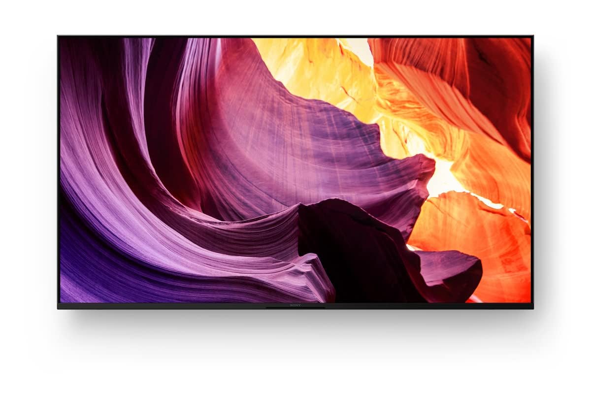 Sony 55 Inch 4K Ultra HD TV X80K Series: LED Smart Google with Dolby Vision HDR KD 55X80KBK 2022 Model, Black Bezel, KD55X80BK, KD-55X80BK