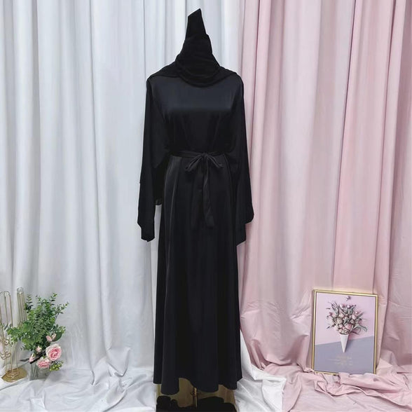 Abayas for Women Muslim Dress, Eid Ramadan Modest Prayer Clothes Islamic Arabic Kaftan Maxi Middle East Robe