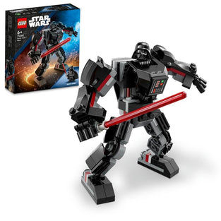 LEGO 75368 Star Wars Darth Vader Mech, Buildable Action Figure Model with Jointed Parts, Minifigure Cockpit and Large Red Lightsaber, Collectible Toy for Kids, Boys, Girls Aged 6 and Up