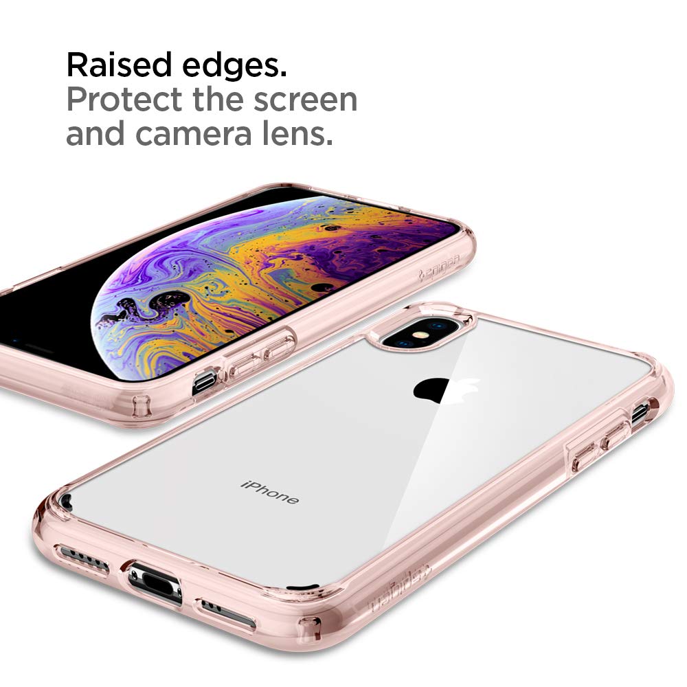 Spigen iPhone X 2017 Case Ultra Hybrid Rose Crystal 057CS22128