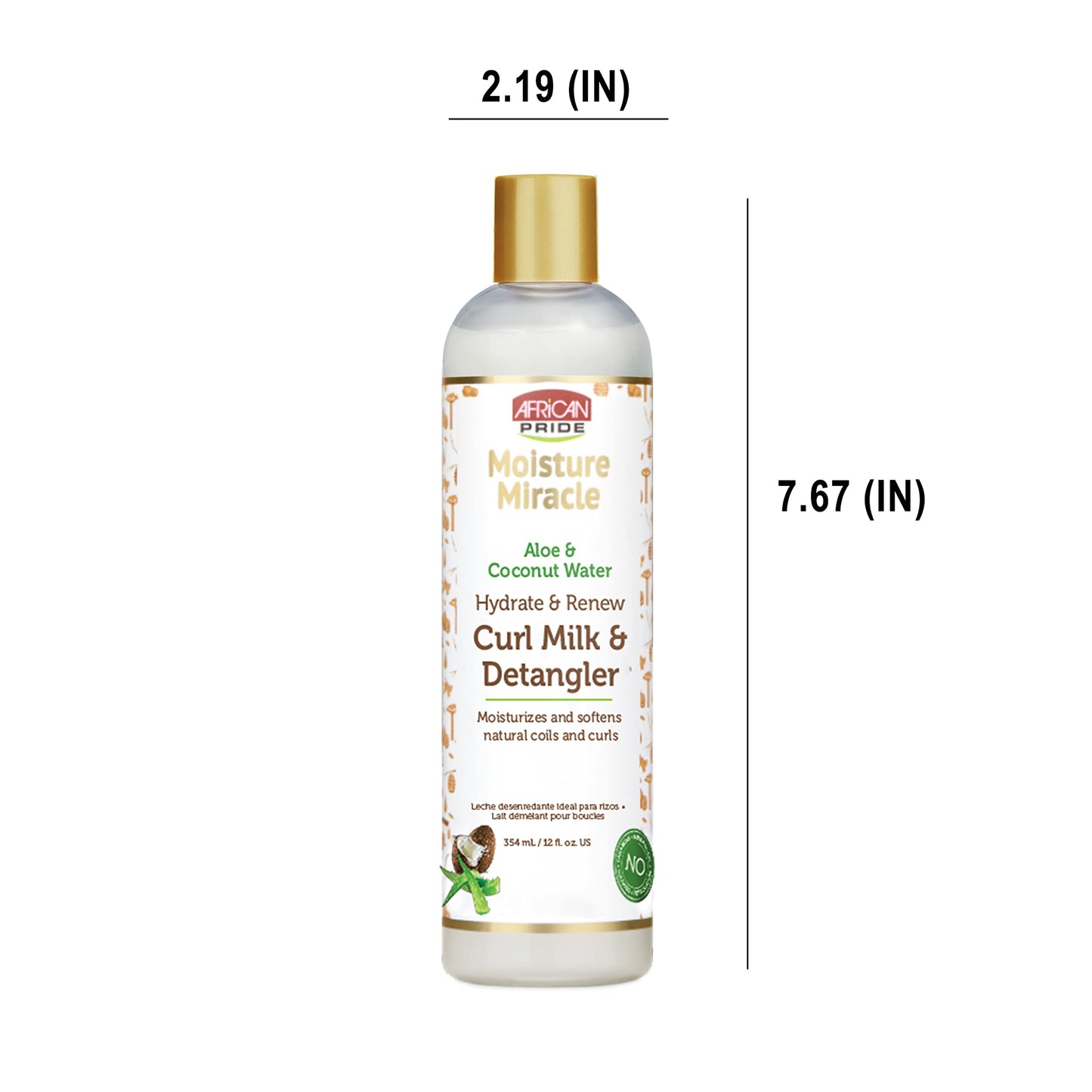 Afr. Pride Moisture Miracle Milk & Detangler 12oz