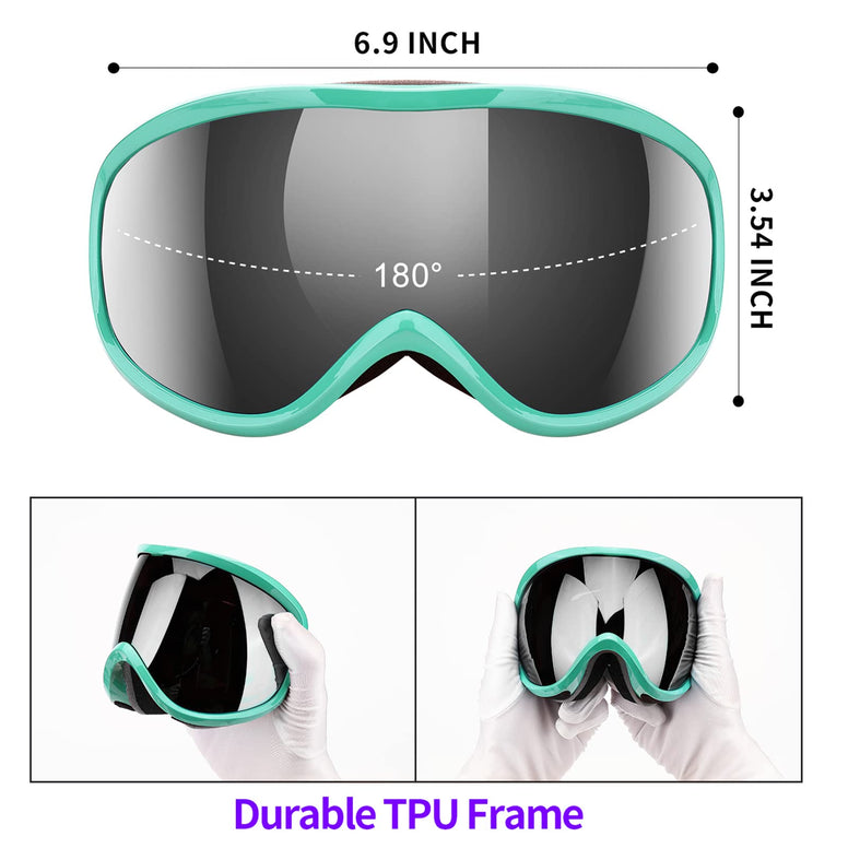 Supertrip Snow Ski Goggles Anti-Fog 100% UV Protection Snowboard Skiing Goggles