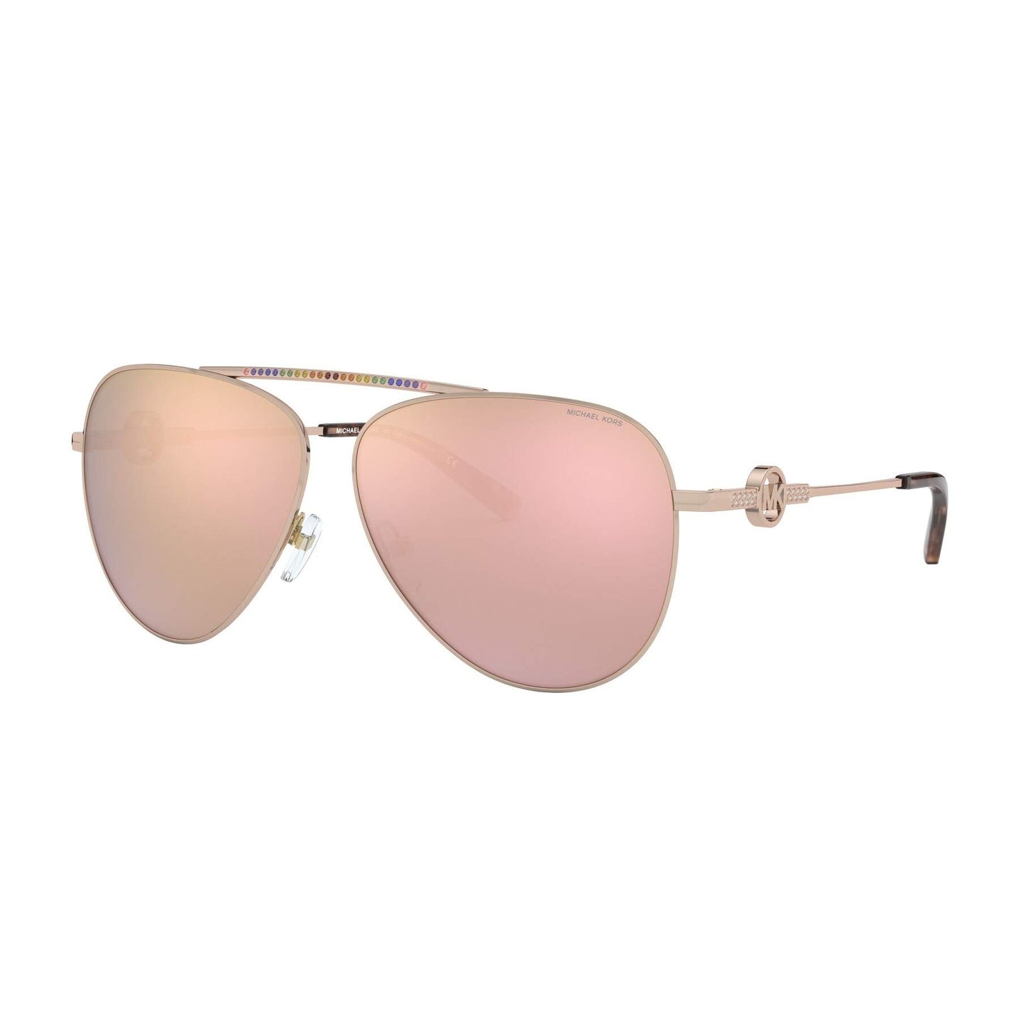 Michael Kors 59 mm Salina Aviator Metal Sunglasses MK1066B