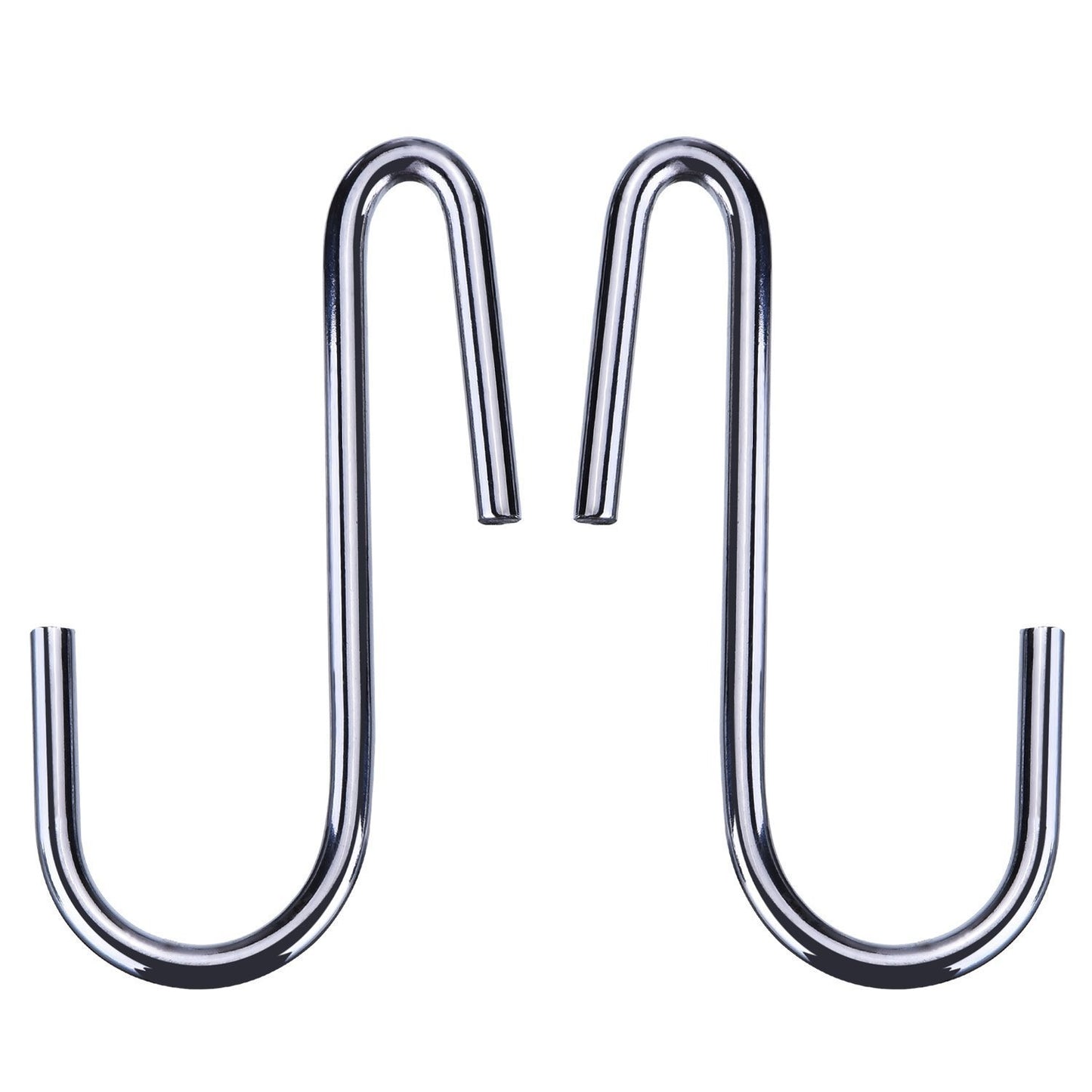 skycabin 10PCS S Hooks S Shaped Hook Heavy Duty Stainless Steel Hanger Hooks for Kitchen Office Garden Home Coats Hats Keys Bags Spoon Pan Pot Bathroom Bedroom and Office