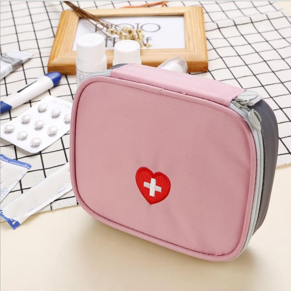 CaiYuanGJ 2 Pieces Medical Storage Bag, First Aid Bag, Portable First Aid Kit, Empty First Aid Bag, Waterproof, for Home, Office, Travel