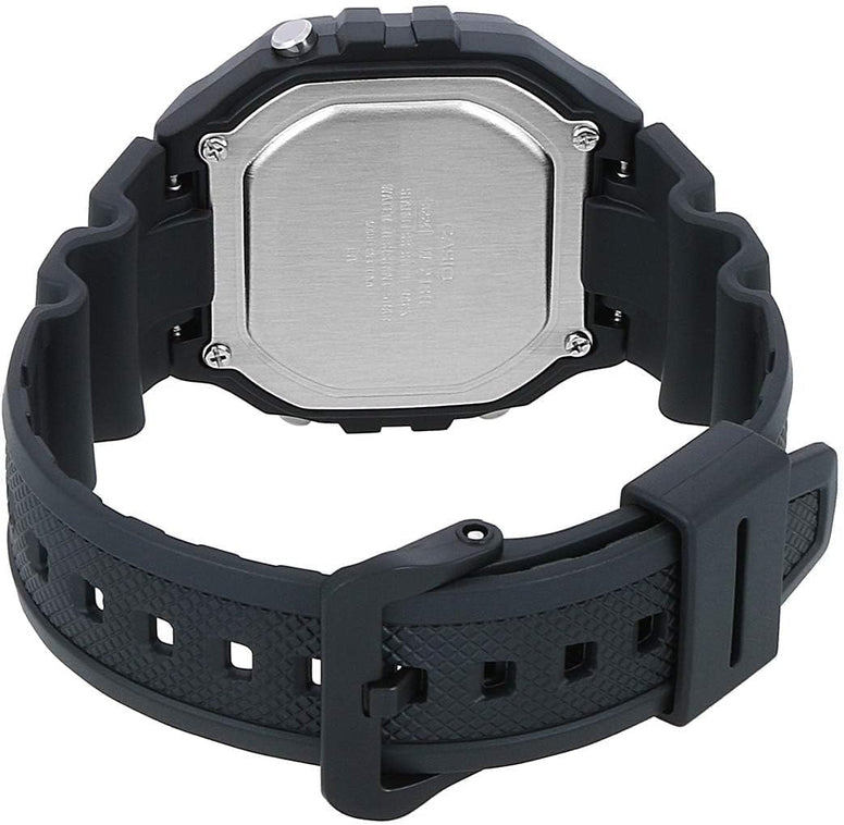 Casio Casual Mens Quartz Watch, Digital, Resin, W-218H-1AVDF