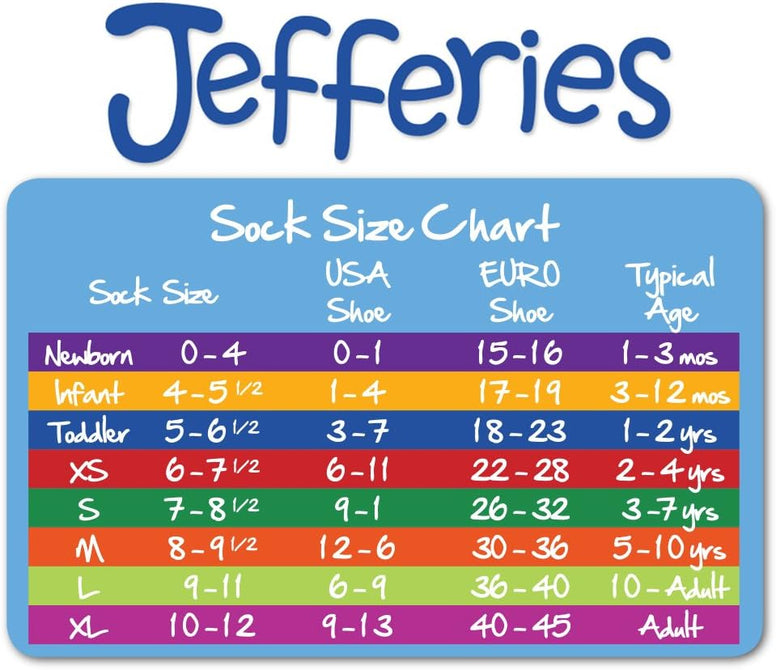 Jefferies Socks boys Monster Pattern Crew Socks 6 Pair Pack Socks