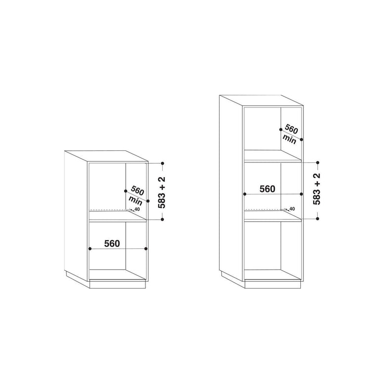 HOTPOINT SA4544CIX 8 Function Electric Built-in Single Oven - Stainless Steel