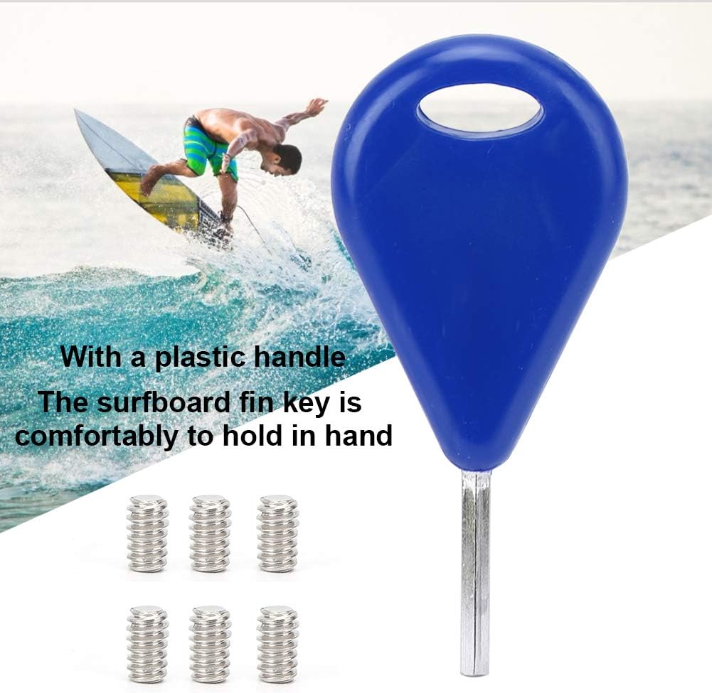 Accessories for Surfboard Fin Key Rudder Key + Screws Set, for FCS Fins Surfing Equipment