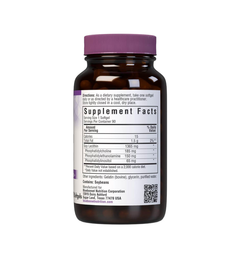 Bluebonnet Lecithin 1365 Mg, 90 Soft Gels