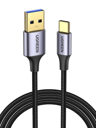 UGREEN USB A to USB C 3.0 Cable 5Gbps Type C Fast Charge Lead Compatible with Galaxy S21 ultra, S21+, S20 FE, A12, A21s, Note 20 Ultra, Huawei P50 P30 Pro, PS5, Mi 11, Pixel 5, Moto G10 G30-2M