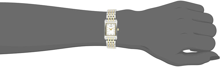 Citizen Women's Two-Tone Stainless Steel Watch With White Dial