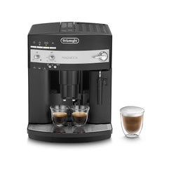 De'Longhi Fully Automatic Bean To Cup Coffee Machine With Built In Grinder, One Touch Espresso Maker, Italian Design, Best For Home & Office, Magnifica, Black, Esam3000.B