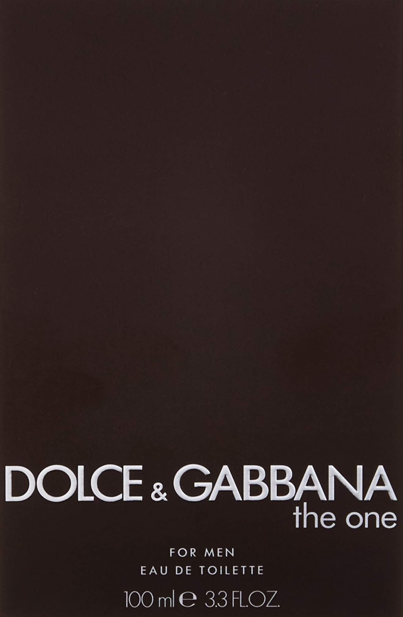 Dolce & Gabbana The One Eau de Toilette Spray for Men, 3.3 Ounce