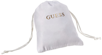 Guess Women's Clear Bangle, Small, Rose Gold