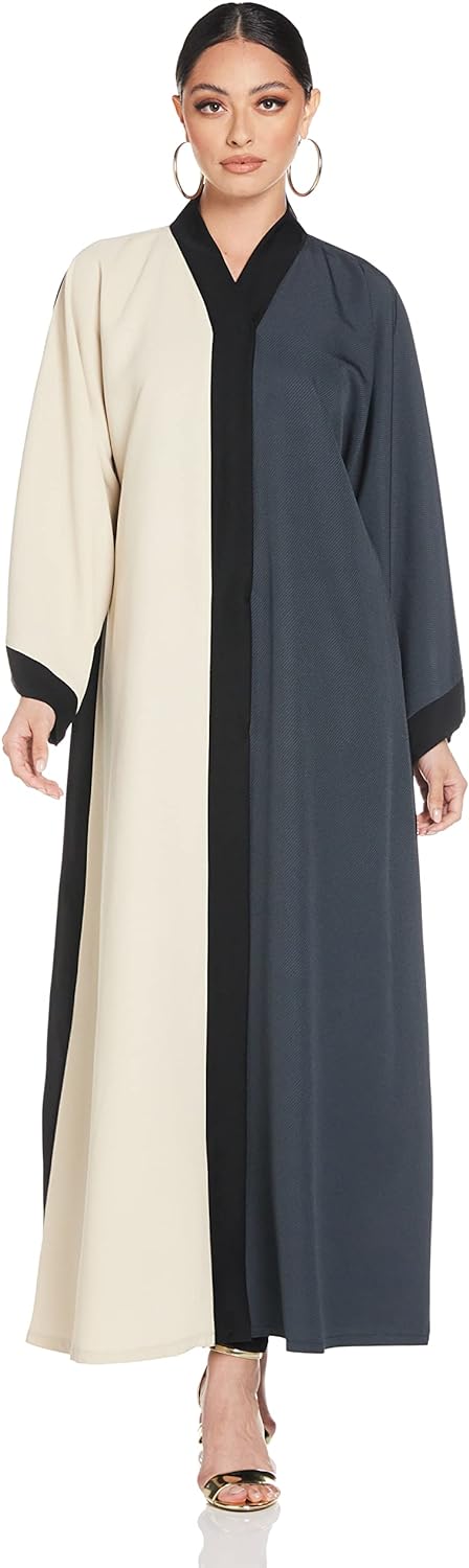 Nukhbaa Women's Abaya, Multicolour