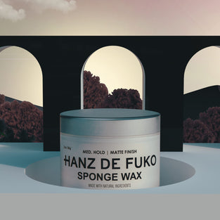 Hanz de Fuko Premium Men’s Hair Styling Sponge-Wax: High Performance Hair Styling Wax with a.