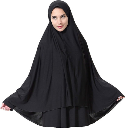 HAYATI Hand Stitched NIDA fabric Long Elegant Hijabs for women