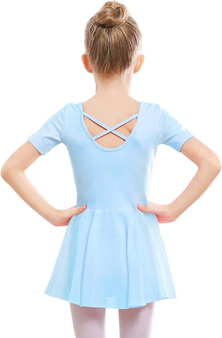 Stelle Girls Ballet Leotards Dance Dress Skirted Toddler Ballet Outfit (Toddler/Little Girl/Big Girl)