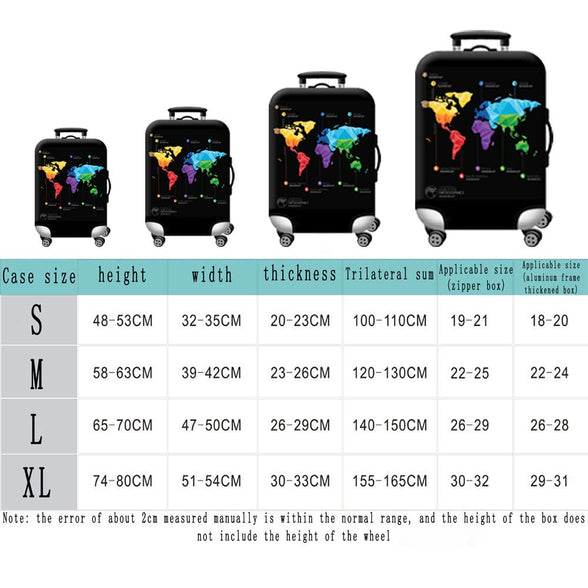 Homarket Travel Luggage Cover for 18-32 Inch Luggage, Cover for Suitcase Luggage Protector Premium Elasticated