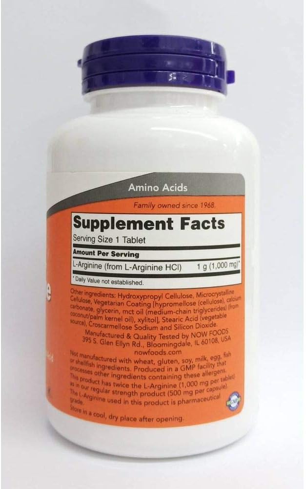 Now Foods L-Arginine 1000Mg - 120 Tabs