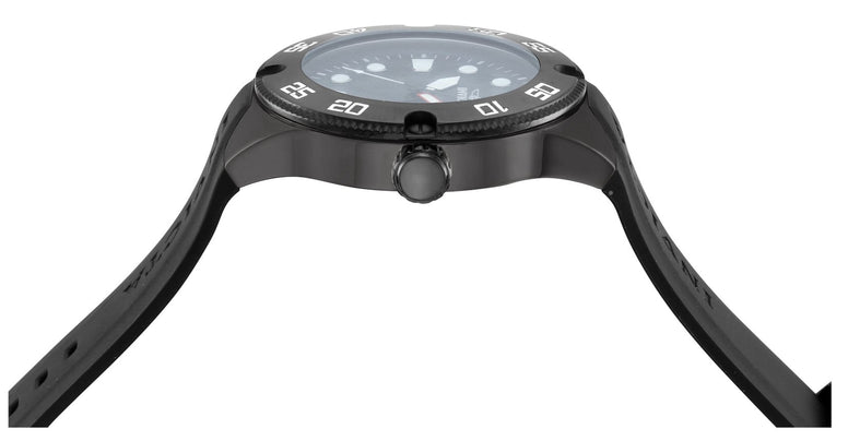 Invicta Men's Pro Diver Quartz Watch with a Silicone Band, Black (Model: 18026), Black, Quartz Watch,Diver,Chronograph