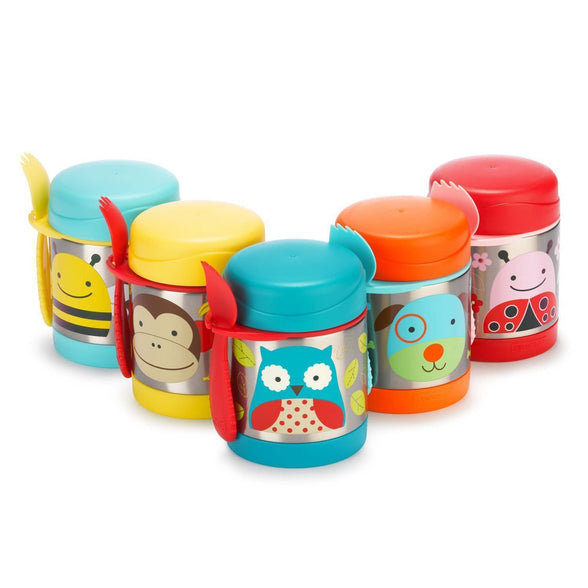 Skip Hop Insulated Baby Food Jar, Zoo, Bee