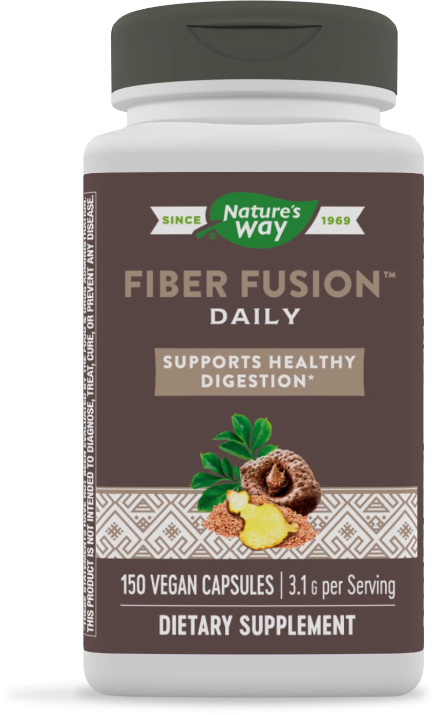 Nature's Way Nature s Way Fiber Fusion Daily 3 1 g 150 Vegan Capsules