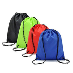 LIOOBO 4 Pcs Waterproof Drawstring Bags Sports Riding Backpack Suitable for Adults and Kids, Holiday, Swimming, Beach