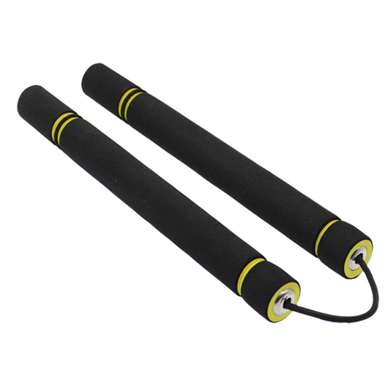 ZPFQFC Martial Art Sticks Foam Training Sticks, Dance Nunchuck, Bruce Lee Nunchaku Foam Sponge Safe Fitness Kung Fu