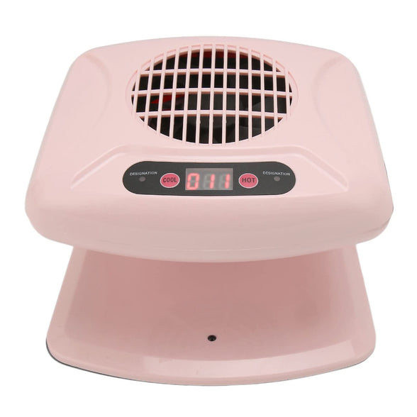 Air Nail Dryer, 300W Nail Fan Blower Dryer Machine with Automatic Sensor Warm and Cool Wind for Both Hands and Feet, Manicure Drying Tool for Regular Nail Polish, Home Salon (UK Plug 220V)