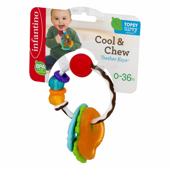 Infantino - Slide & Chew Teether Keys