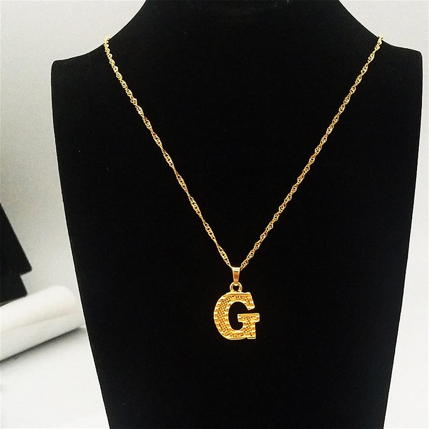Simple English Capital Letters Pendant Necklace Unique Meaning for Women Men Accessories Gift,G#
