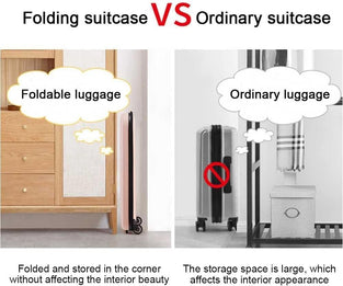 Expandable Foldable Suitcase Lightweight Durable Hardside 4-Wheel Travel Luggage Large Capacity Travel Bags for Girl and Women (24