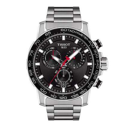 Tissot Mens Supersport Chrono Stainless Steel Casual Watch