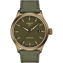 Tissot mens Tissot Gent XL Stainless Steel Casual Watch Khaki T1164073709100, Khaki