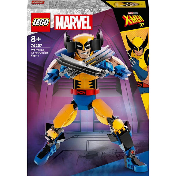 LEGO 76257 Marvel Wolverine Construction Figure, X-Men Action Figure Set with 6 Claw Elements, Play and Display Iconic Superheroes Collection, Collectible Toys