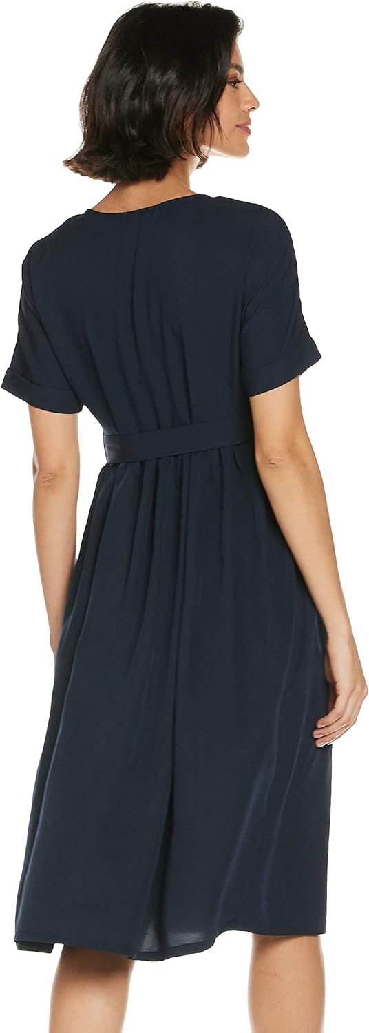 KRAVE Crepe Fit and Flare Casual Dress