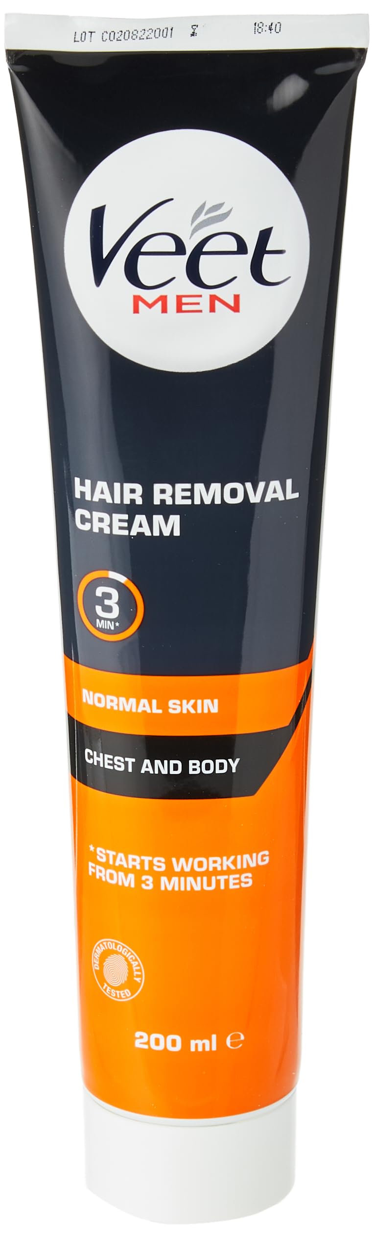 Veet for Men Hair Removal Gel Cream, Chest And Body Hair Removal Cream, 200 ml