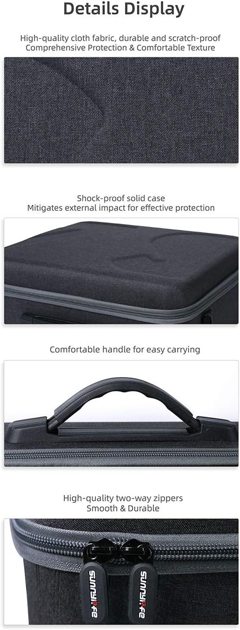 Case for DJI FPV, Cochanvie Sunnylife Precision Modeling, Shock-proof Hard Case, Portable Carrying Case for DJI FPV Combo