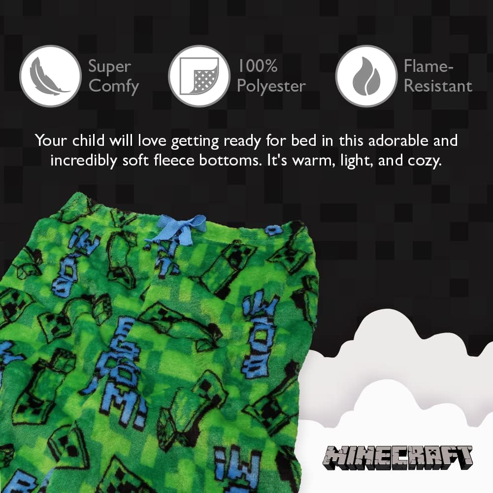 Minecraft boys Pajama Bottoms Pajama Bottom (pack of 6) 8 Years
