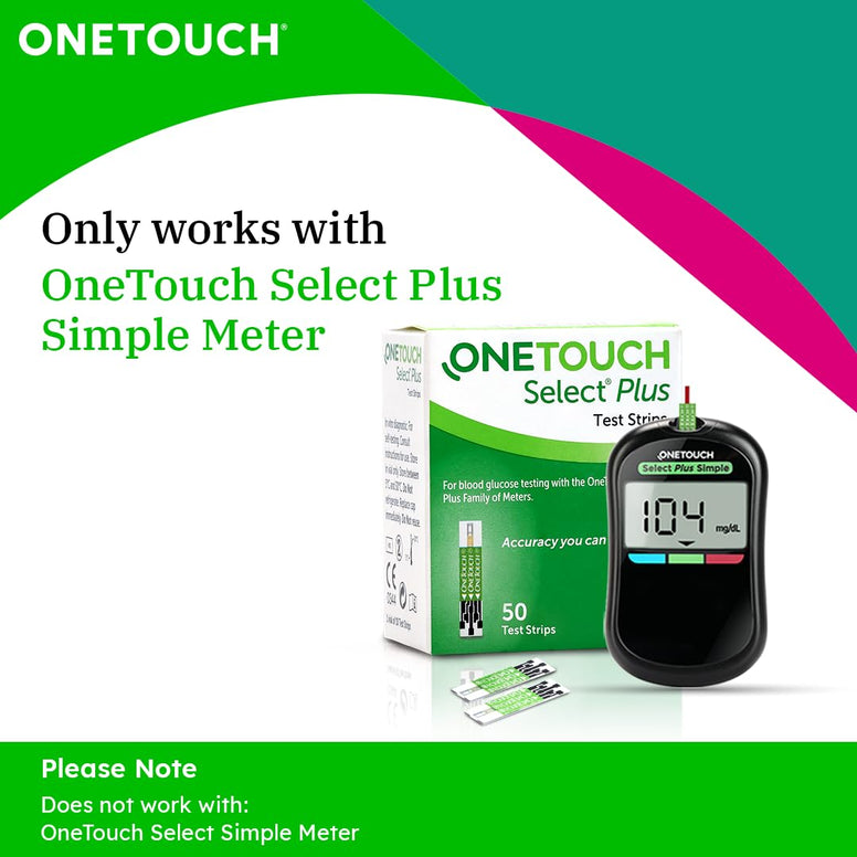 ONETOUCH Select Plus Strips (50 Pieces)