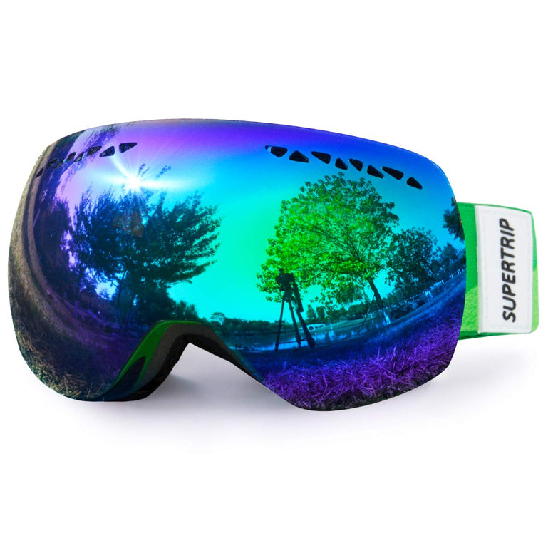 Supertrip Ski Snowboard Goggles for Men & Women Over The Glasses Snow Goggles
